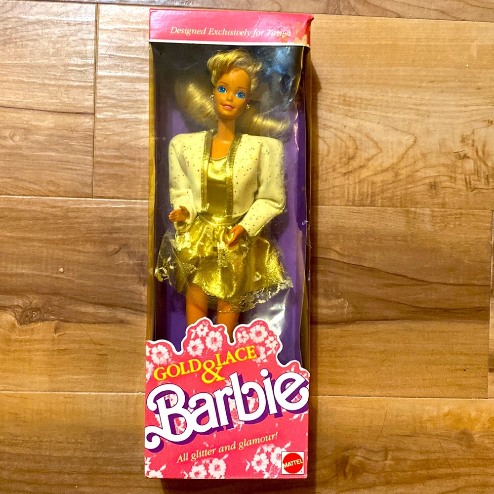 🌟SOLD 🌟 Gold & Lace Barbie 🎯 1989 🎯 Designed Exclusively for Target 🎯 #7476